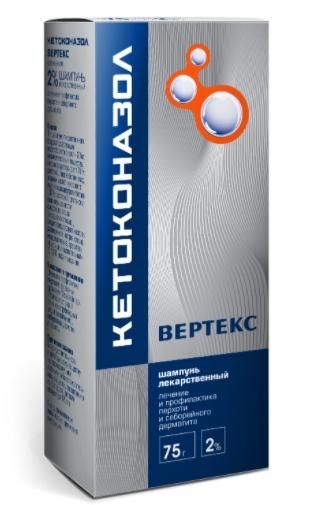 Кетоконазол шамп.лекарств. 2% 75г (Р)