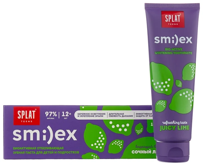 Зубная паста Splat Smilex Сочный Лайм 100 мл