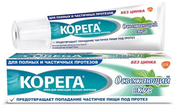 Корега фикс.крем э/сил. 40г освежающ. (Р)