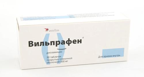 Вильпрафен таб. 500 мг: 30 шт.