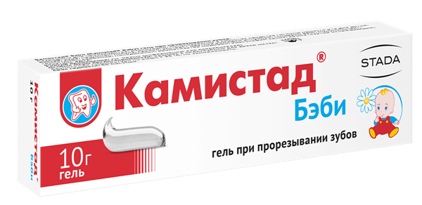 Камистад Бэби гель 10г д/зубов (Р)