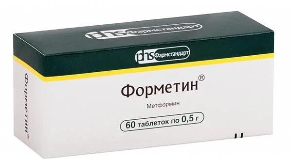 Форметин таб. 500мг N60 (Метформин) (Р)#