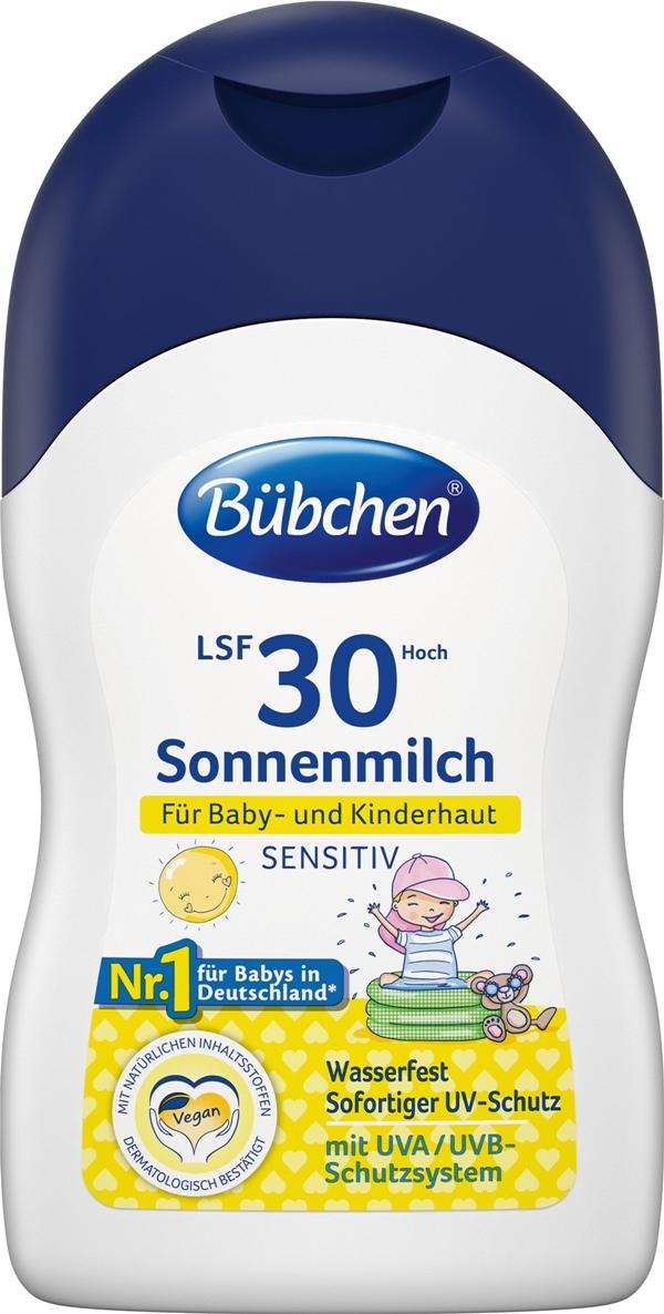Бюбхен Молочко детское солнцезащитное SPF30+ 150 мл