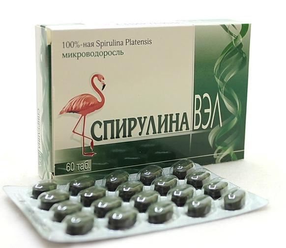 Спирулина ВЭЛ таб. N60 (Р) (ПТ)