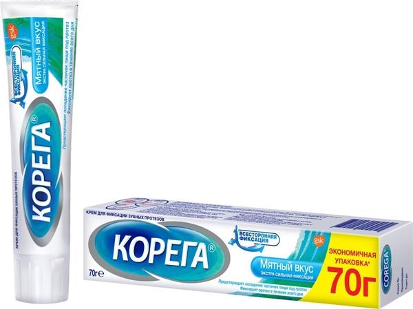 Корега фикс.крем э/сил. 70г мятный (Р)