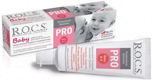 З/п Рокс Baby PRO 45г (0-3лет) минер.защ.и нежн.ух. (Р)