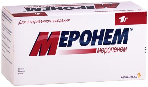 Меронем пор. д/р-ра 1000мг N10 (Р)#
