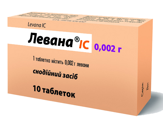 Левана IC таб. 0,002 г: 10 шт.