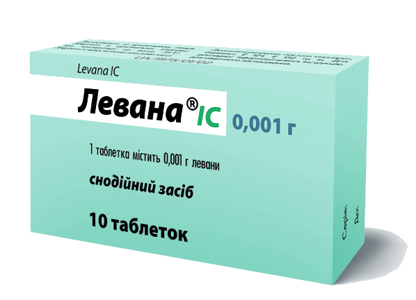 Левана IC таб. 0,001 г: 10 шт.