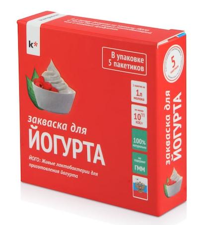 Закваска для йогурта пакет 3 г: 5 шт.