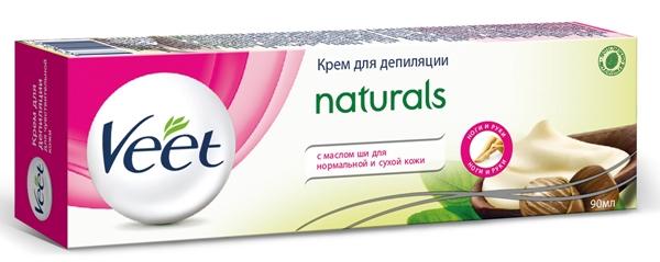 Veet Naturals крем для депиляции