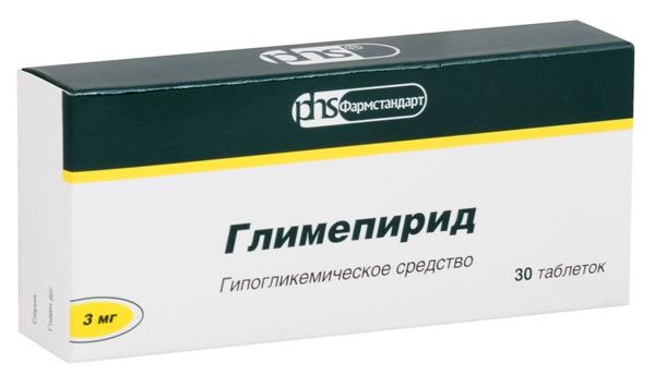 Глимепирид таб. 3мг N30 (Р) ФармСт