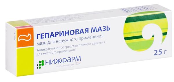 Мазь гепариновая 25г (Р) (Нижфарм)