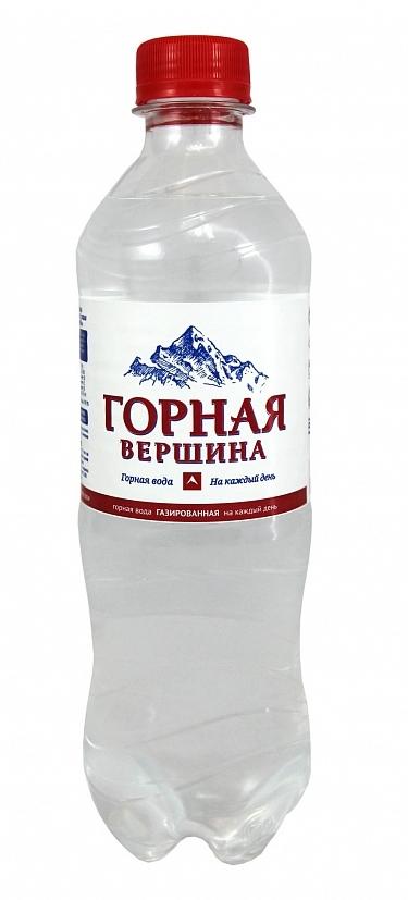 Вода мин. Горная вершина 0,5 Л ГАЗ ПЭТ