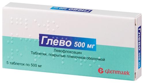 Глево таб.п/о 500мг N5 (Р)#
