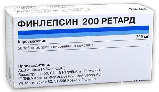 Финлепсин ретард 200мг N50 (Р)#