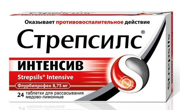 Стрепсилс интенсив мед-лимон N24 (Р)