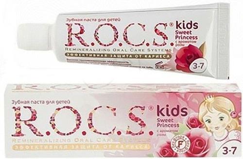 З/п Рокс Kids sweet princess 45г роза (3-7лет) (Р)