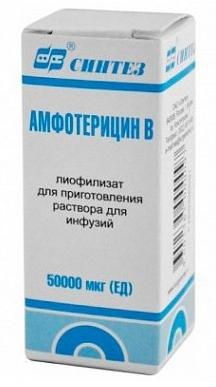 Амфотерицин В лиоф.д/приг.р-ра 50000мкг N1 (Р)#