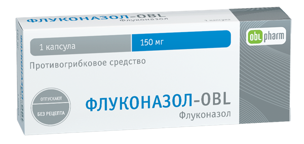 Флуконазол-OBL капс.150мг N1 (Р)#