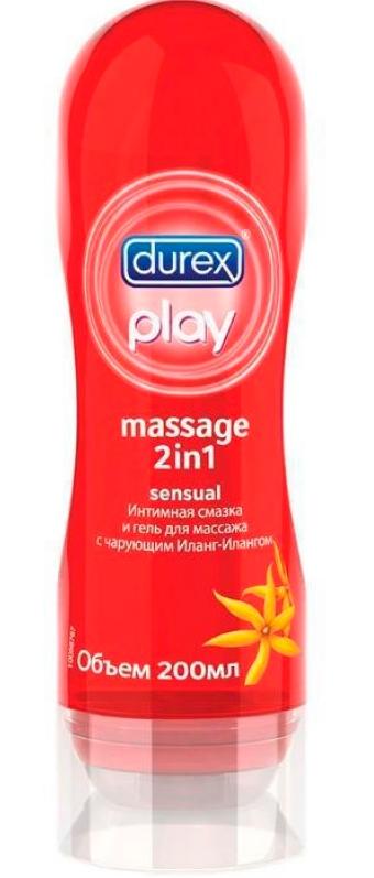 Гель-смазка Дюрекс Play Massage 2в1 200мл Sensual (Р)