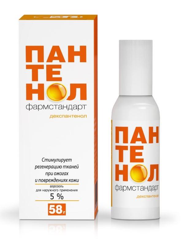 Пантенол Фармстандарт пена 5% 58г (Р)