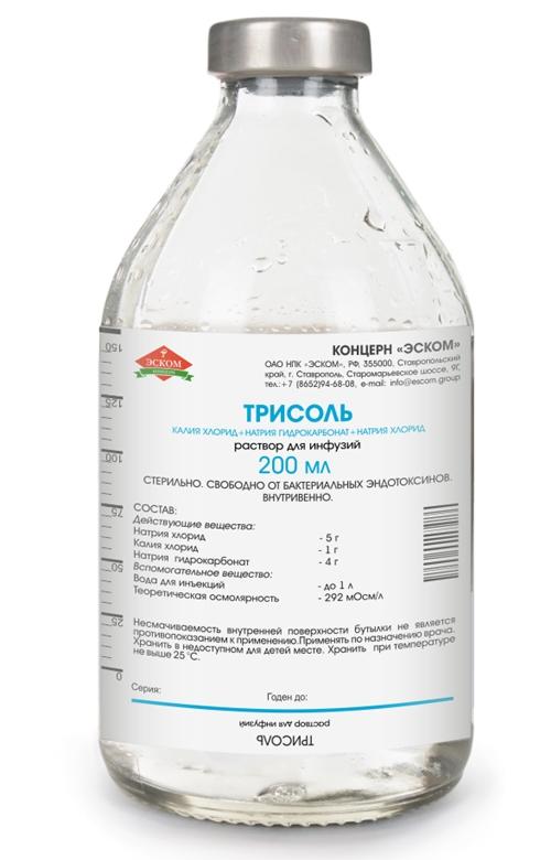 Р-р Трисоль 200мл стекл. (Эском) (Р)