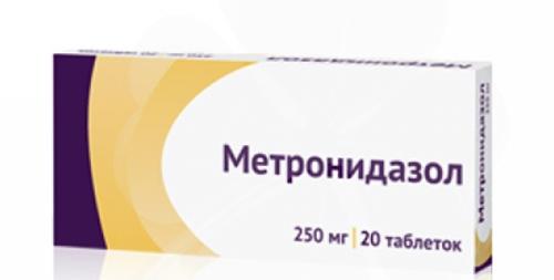 Метронидазол таб. 250мг N20 (Р) Озон#