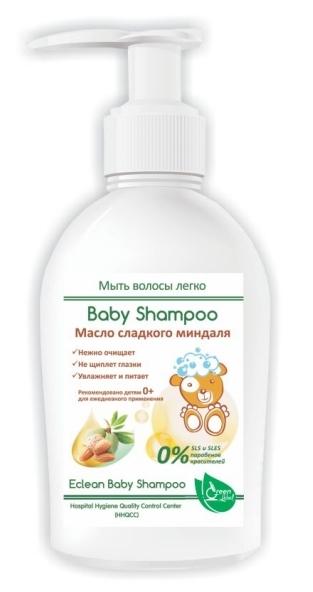Eclean Baby Шампунь-пенка с маслом Сладкого Миндаля 500 мл (0+)