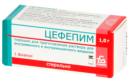 Цефепим пор.д/приг.р-ра 1г N1 (Р) БЗМП#