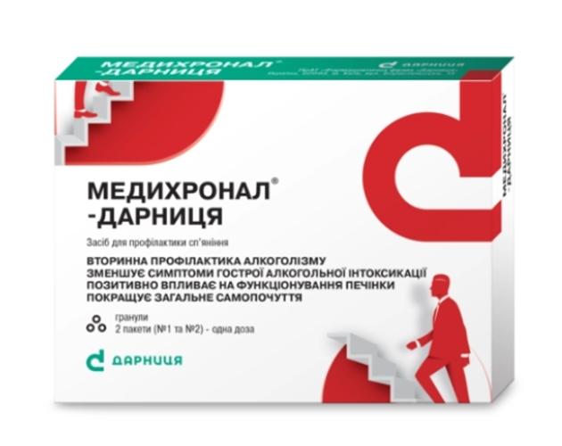 Медихронал-Дарница гранулы для раствора 28,5 г: 1 шт.