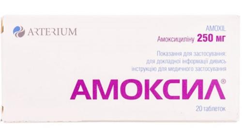 Амоксил-КМП таб. 250 мг: 20 шт.
