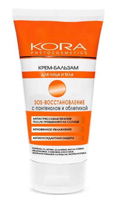Кора Крем-бальз. SOS-восстановл.150мл д/лица и тела (4926) (Р)