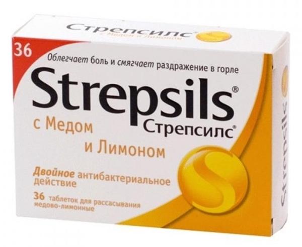 Стрепсилс мед-лимон N36 (Р)