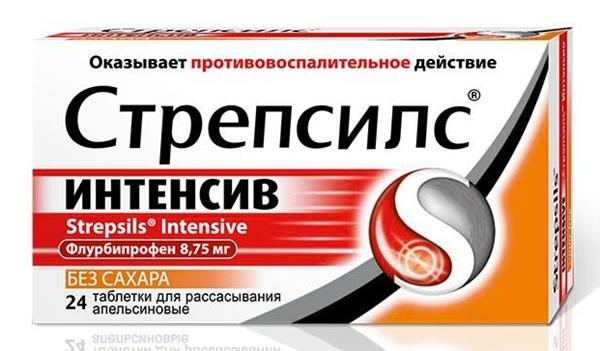 Стрепсилс интенсив апельсин б/сах.N24 (Р)