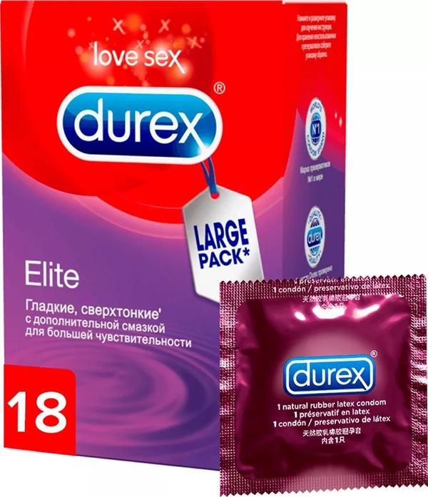 Презерв."Дюрекс" Elite N18 (сверхтонкие) (Р)