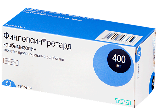 Финлепсин ретард 400мг N50 (Р)#