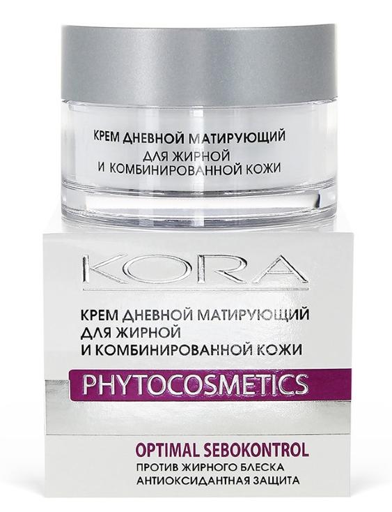 Кора Крем дневной матирующий для жирной и комбинированной кожи 50 мл