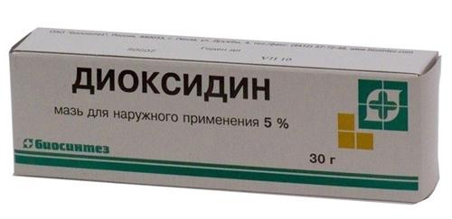 Диоксидин мазь 5% 30г (Р)