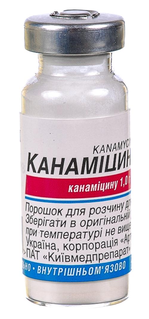 Канамицин-КМП порошок для раствора для инъекций 1,0 г