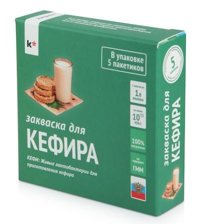 Закваска для кефира пакет 3 г: 5 шт.