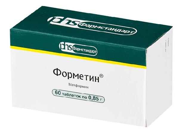Форметин таб. 850мг N60 (Метформин) (Р)#