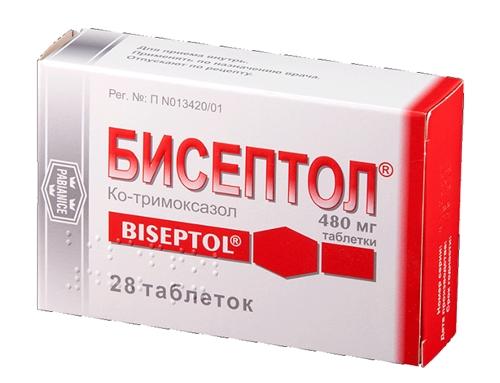Бисептол таб. 480 мг: 28 шт.