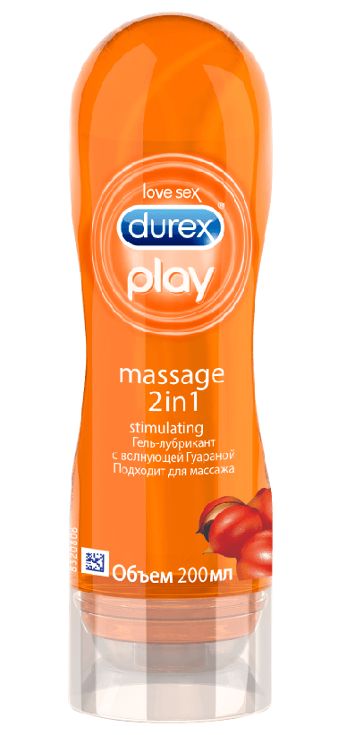 Гель-смазка Дюрекс Massage 2в1 200мл Stimulating (Р)
