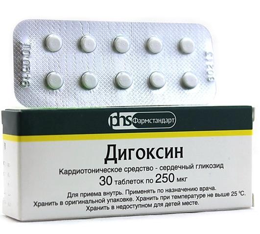 Дигоксин 0.25мг N30 (Р)#