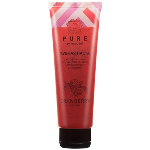 Зубная паста President PURE Клюква