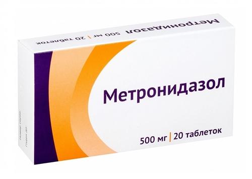 Метронидазол таб. 500мг N20(Р) Озон#
