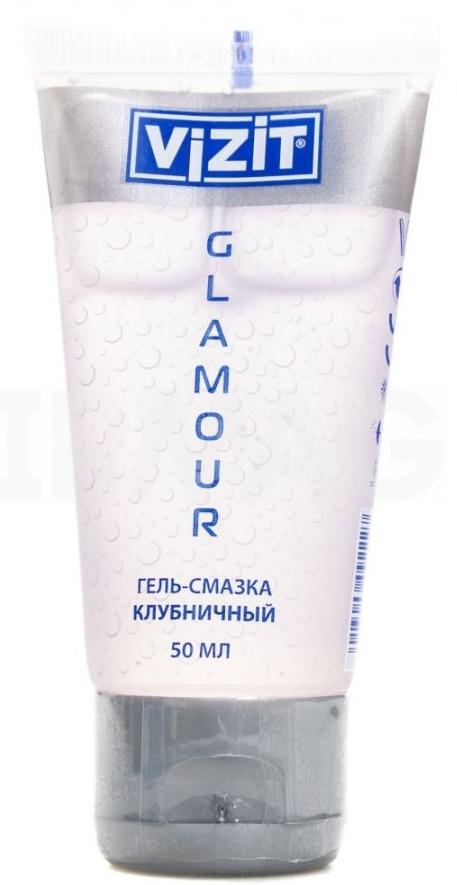 Гель-смазка VIZIT Glamour клубнич. 50мл (Р)