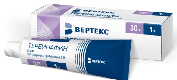 Тербинафин крем 1% 30г (Р) Вертекс