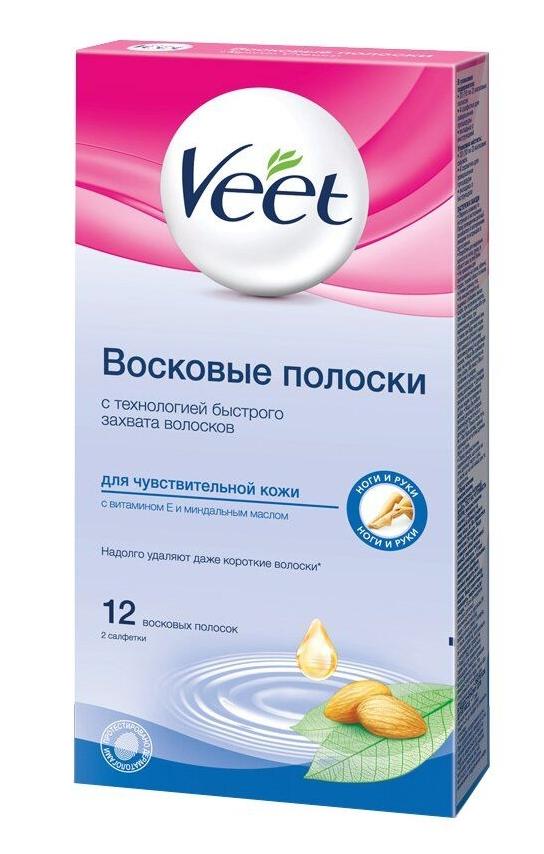 Veet восковые полоски